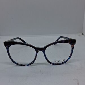 NWOT Women's DiValdi DVO8100 BlueTortoiseshell Eyeglass Frames